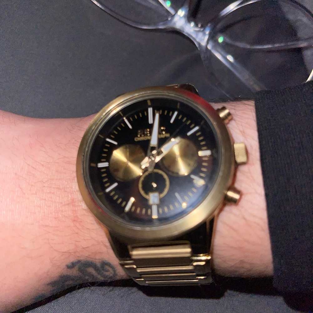 Mens relic chromatography watch small only watch